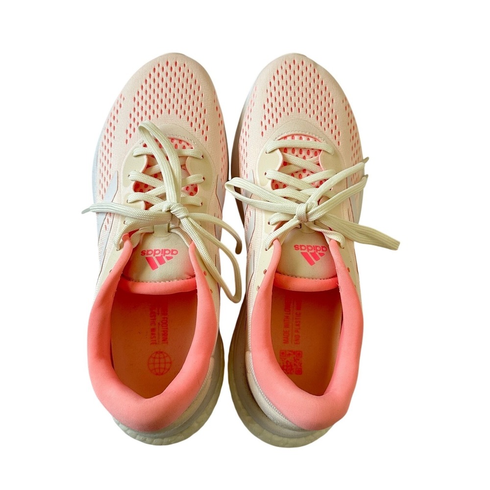 Adidas Supernova 2 Womens 10 White Beam Pink Running Shoes GY3528 Boost Sneakers - Picture 3 of 10